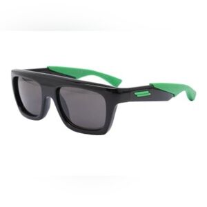 Bottega Veneta BV1232S Black/Green Sunglasses